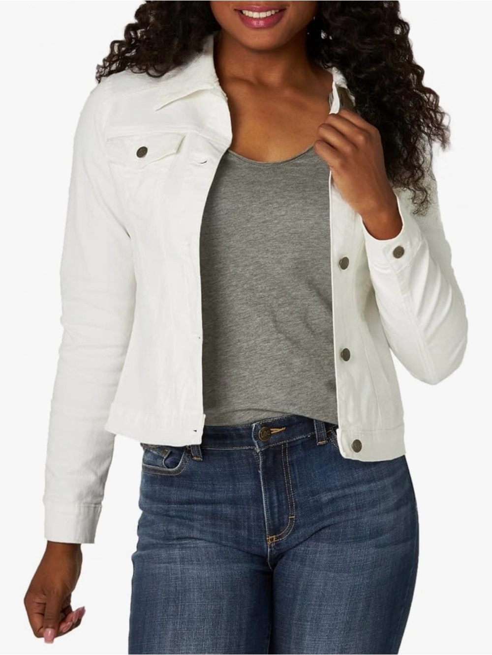 Riders by Lee White Women's Denim Jacket